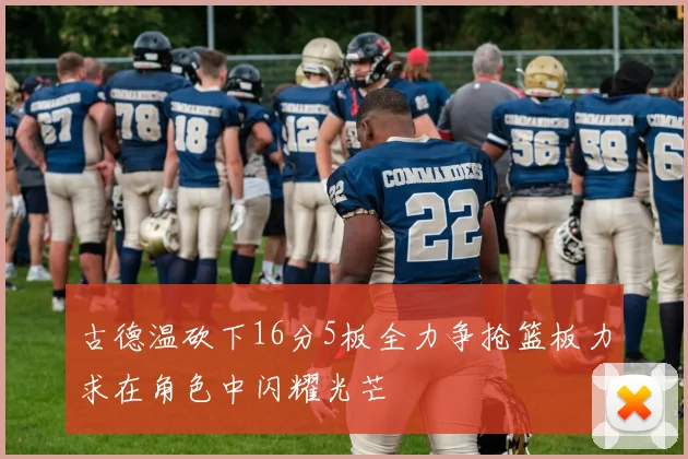 古德温砍下16分5板全力争抢篮板力求在角色中闪耀光芒